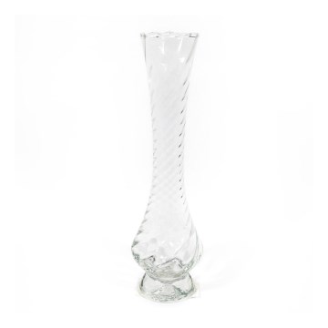 Steklena vaza 28 cm prozorna