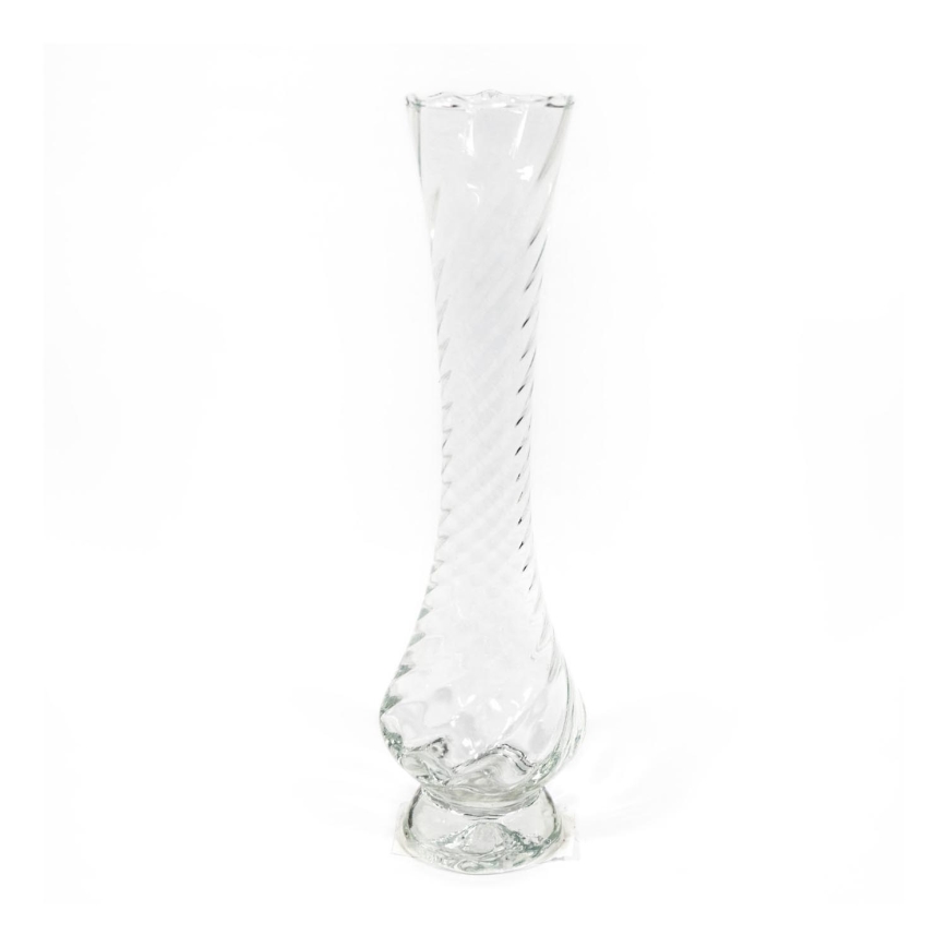 Steklena vaza 28 cm prozorna