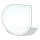 Steklo pod kaminom 1100x1100x6 mm tear