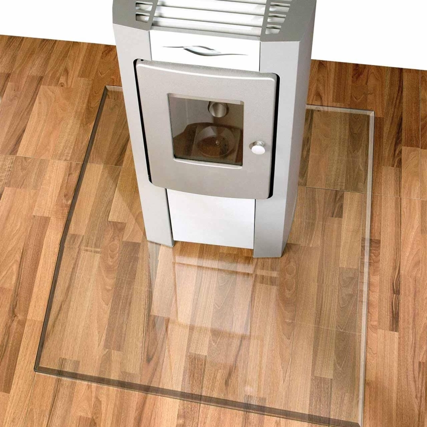 Steklo pod kaminom 1200x1000x8 mm pravokotnik