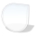 Steklo pod kaminom 1250x1250x8 mm tear