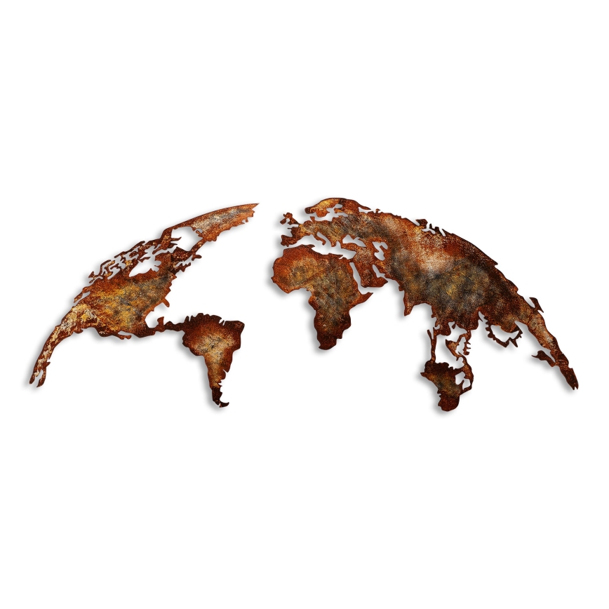 Stenska dekoracija 2 kom. 150x59 planet kovina