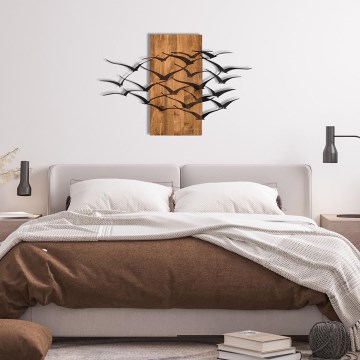 Stenska dekoracija 86x58 cm ptice