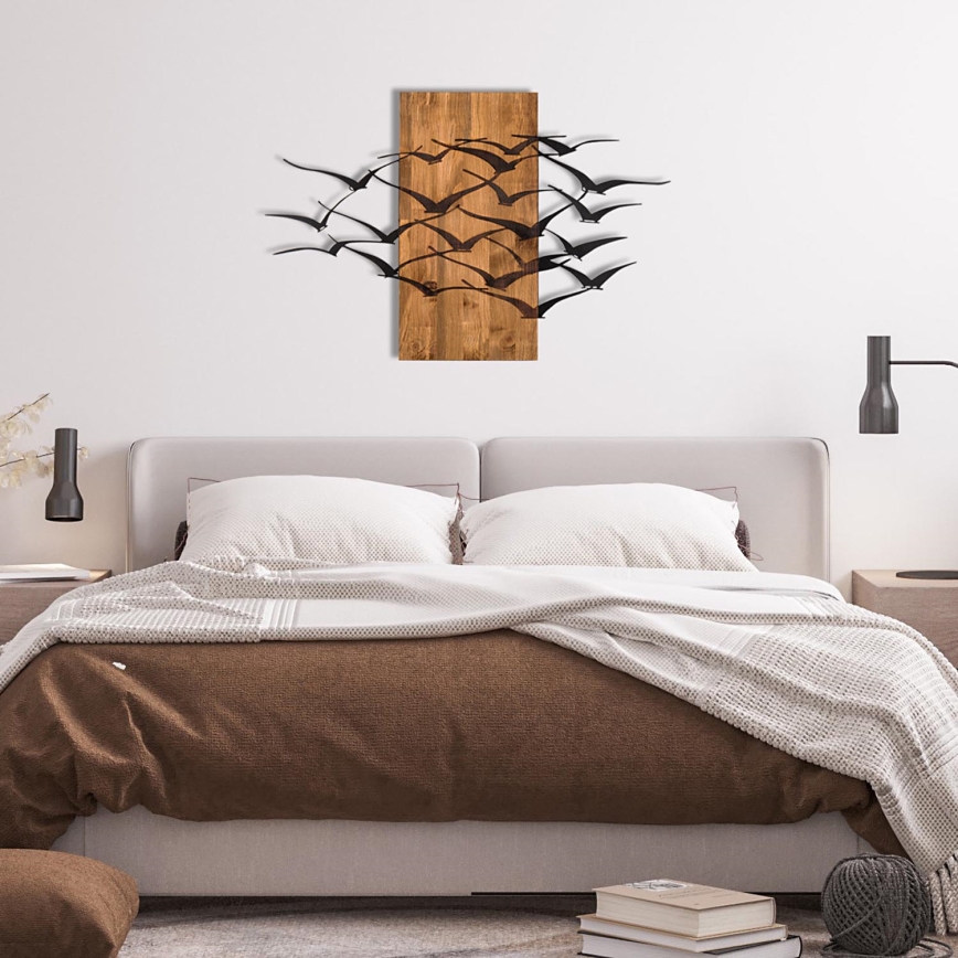 Stenska dekoracija 86x58 cm ptice
