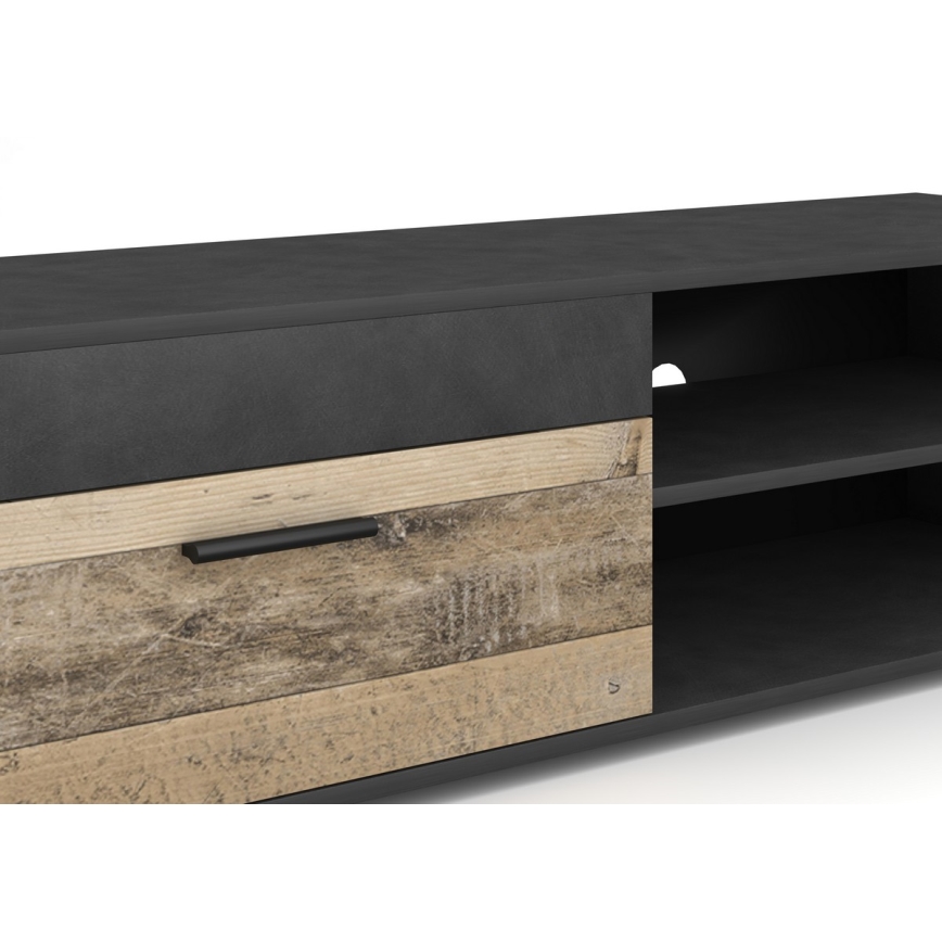 Stenska enota BRICK rjava/črna