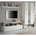 Stenska enota LENOR bela/siva beton