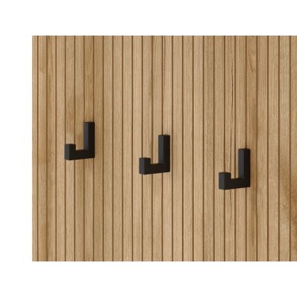 Stenska enota za predsobo s ogledalom SVEN, rjava/grafit