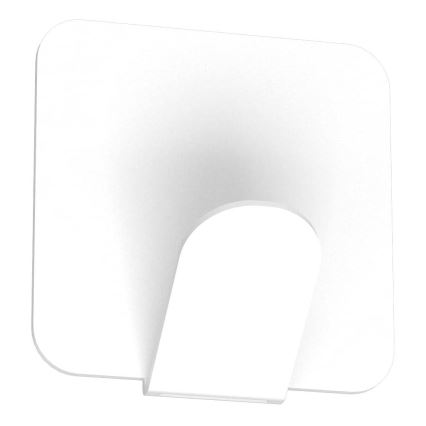 Stenska kljuka 4x4 cm bela