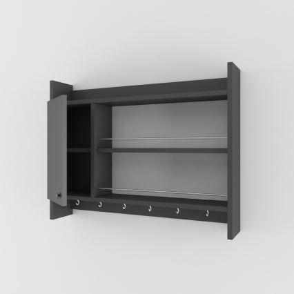 Stenska kuhinjska polica KNERR 65x85 cm antracit