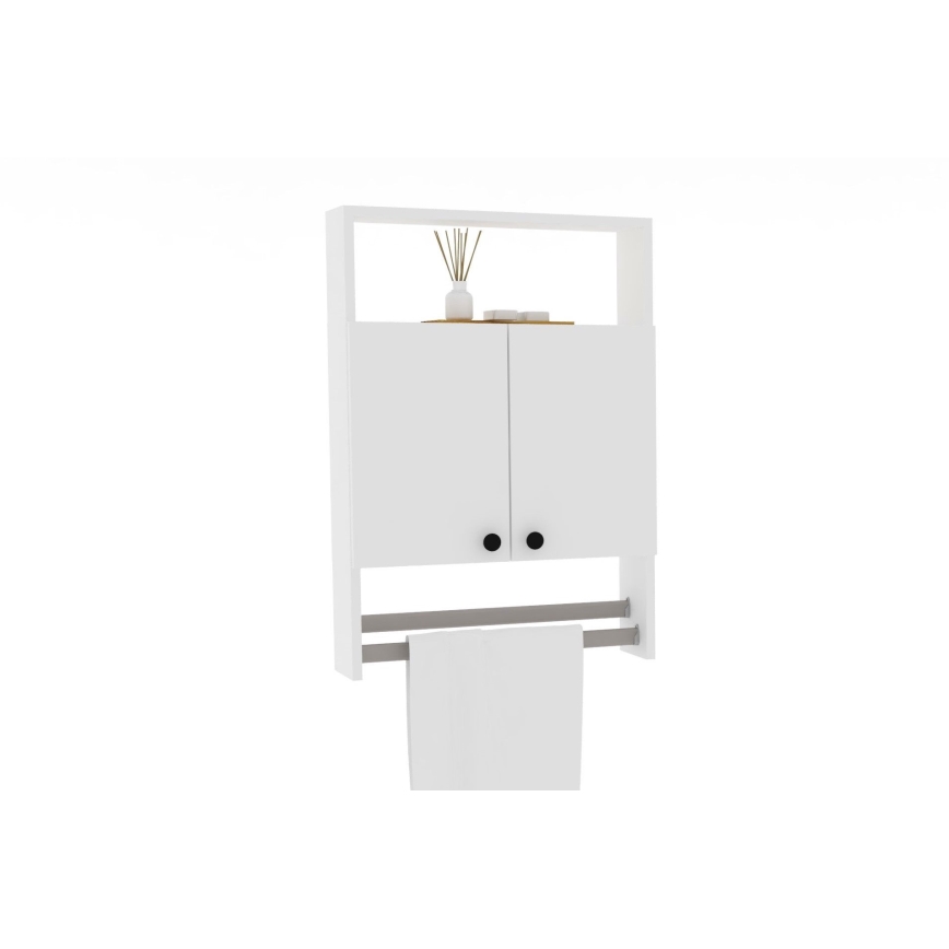 Stenska omarica BANYO 87x60 cm bela