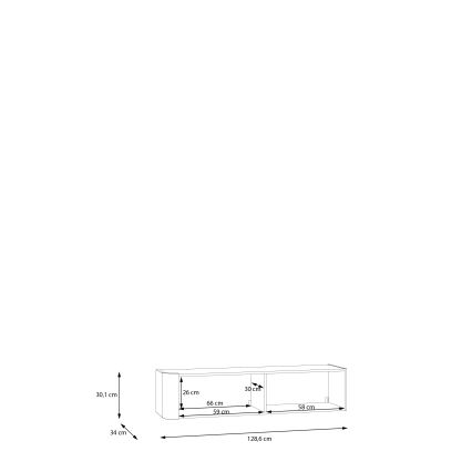 Stenska omarica INAR rjava