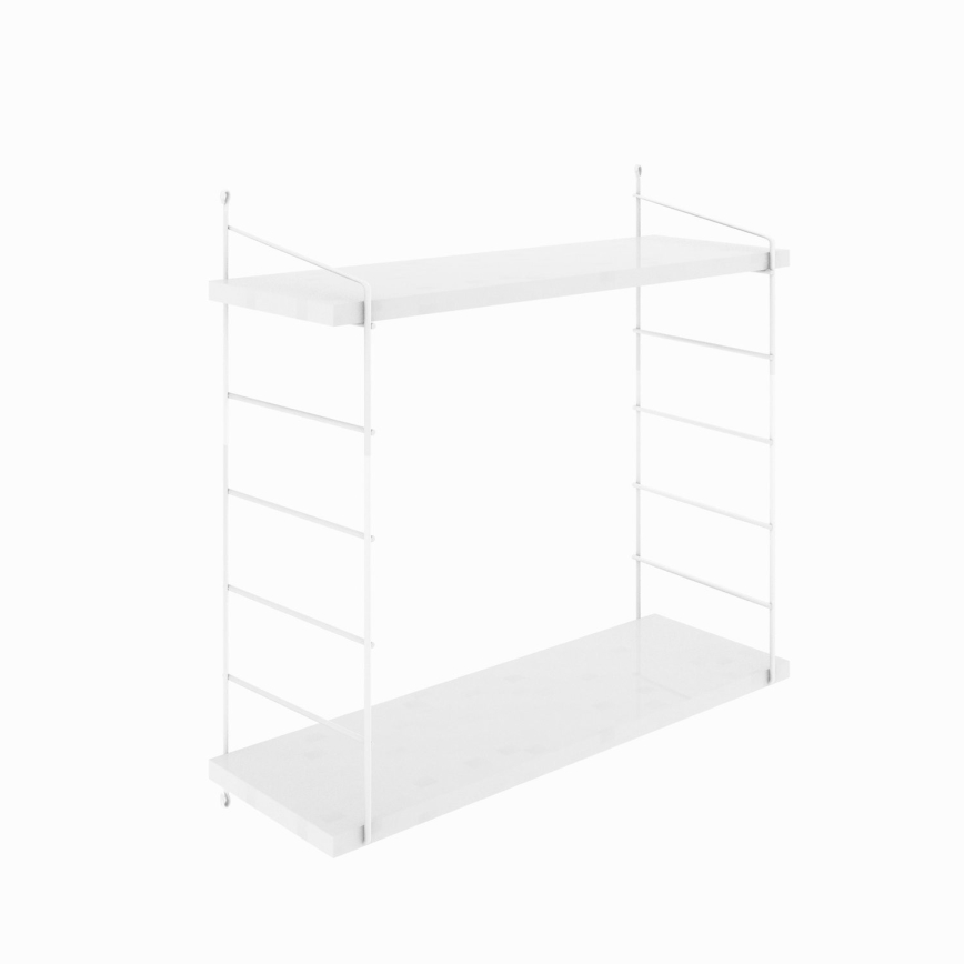 Stenska polica ARMONI 58x72 cm bela