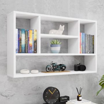 Stenska polica PAPIKO 100x60x20 cm bela