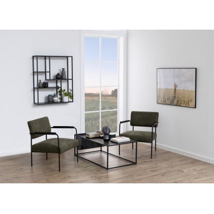 Stenska polica SARON v antracitni barvi