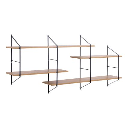 Stenska polica TOCO 191x79 cm hrast