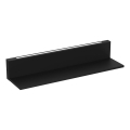 Stenska polica z LED osvetlitvijo SHELF 10x60 cm črna