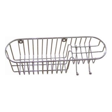 Stenska polica za tuš 11x34,6 cm sijajni krom