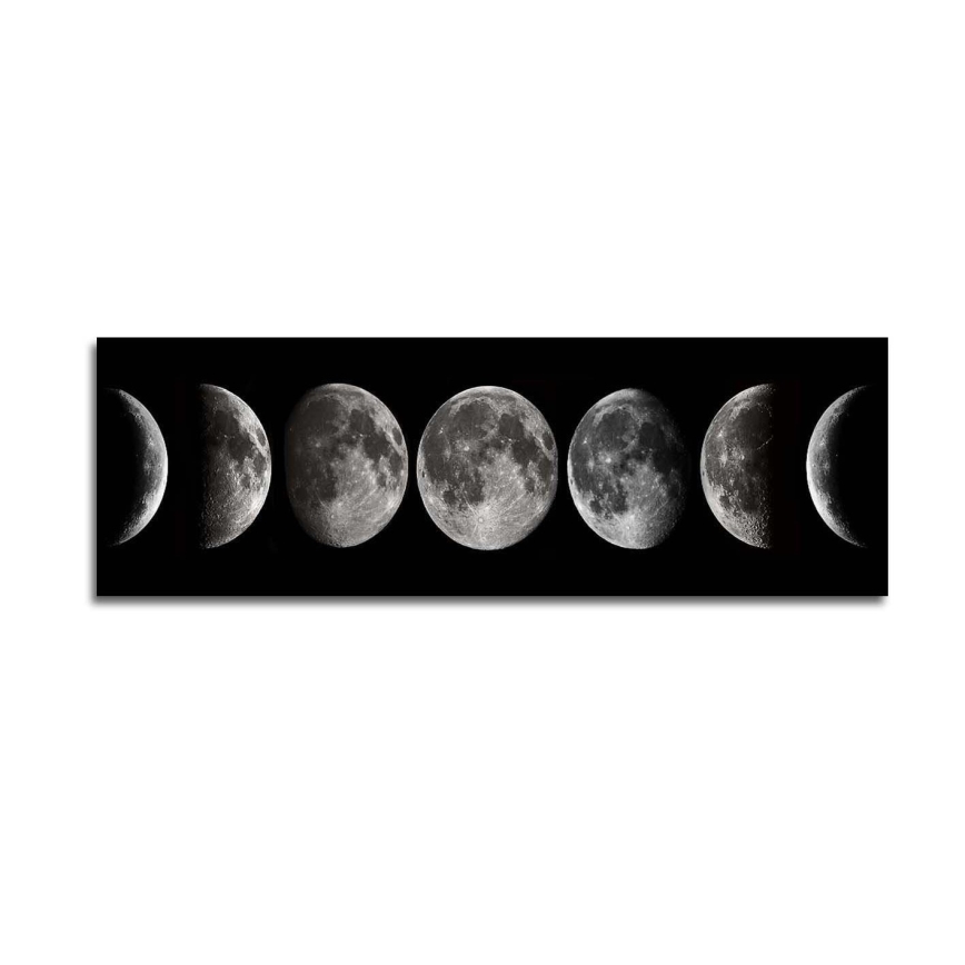 Stenska slika na platnu 50x120 cm lunine faze