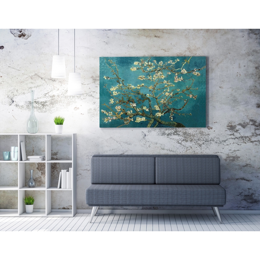 Stenska slika na platnu 70x100 cm drevo
