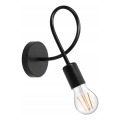 Stenska svetilka 1xE27/20W/230V črna