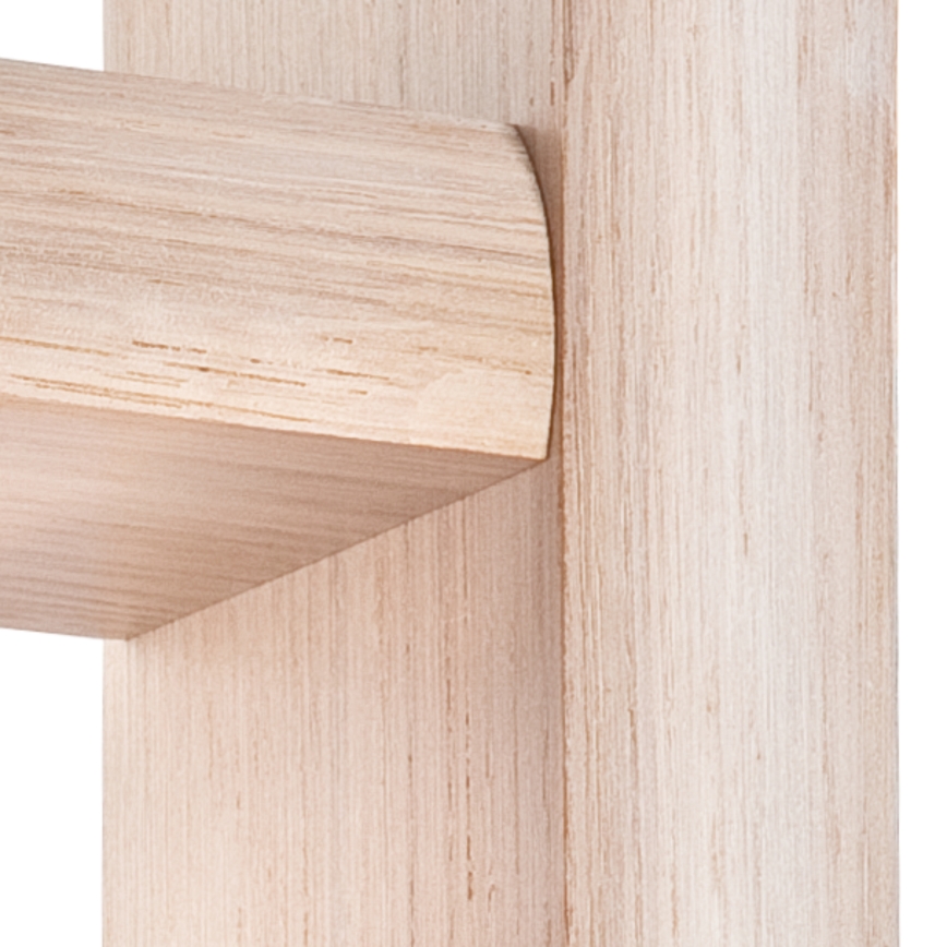 Stenska svetilka 1xE27/60W/230V hrast