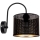 Stenska svetilka ALDO 1xE27/60W/230V črna