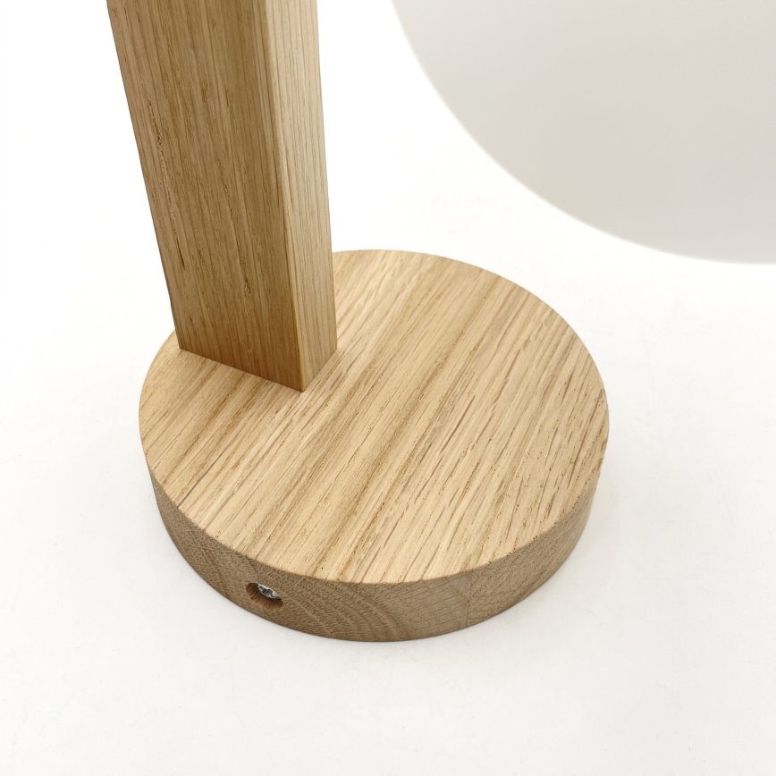 Stenska svetilka ANTONIO 1xG9/5W/230V hrast/bela