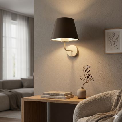 Stenska svetilka ARDEN 1xE27/15W/230V bežna/rjava