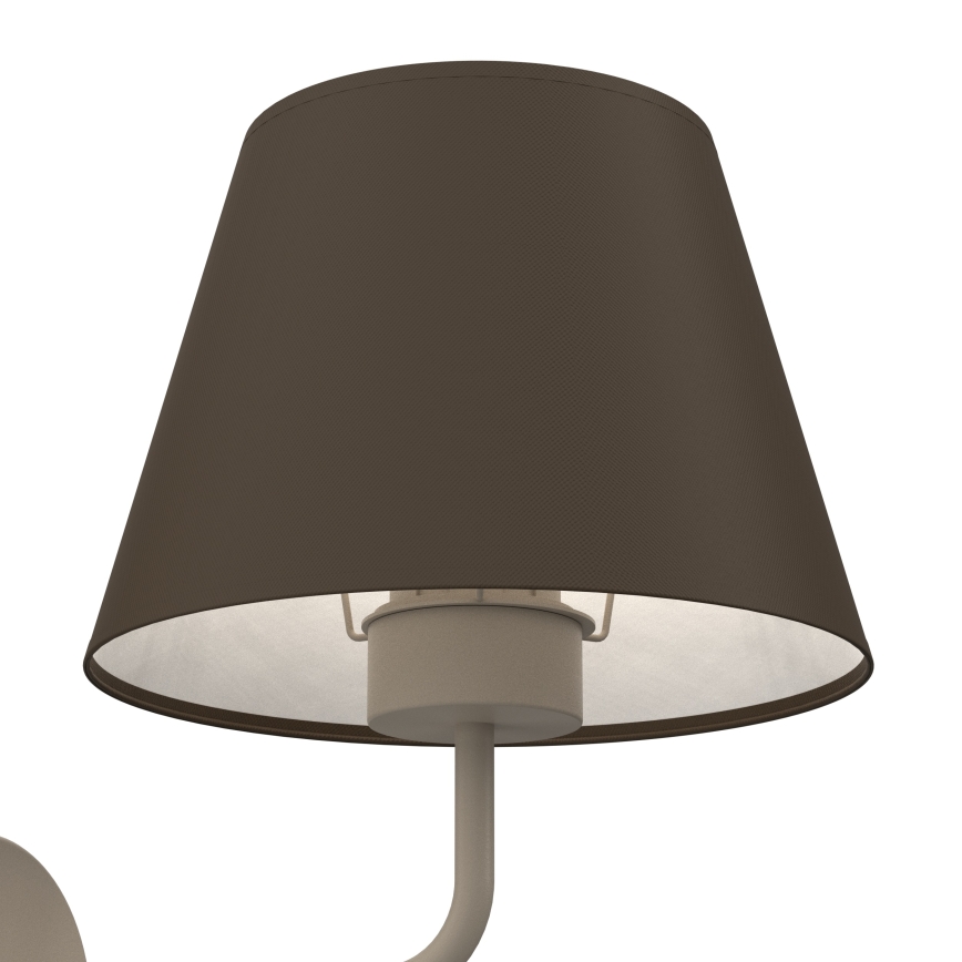 Stenska svetilka ARDEN 1xE27/15W/230V bežna/rjava