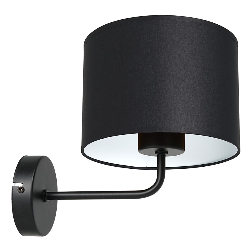 Stenska svetilka ARDEN 1xE27/60W/230V črna/bela