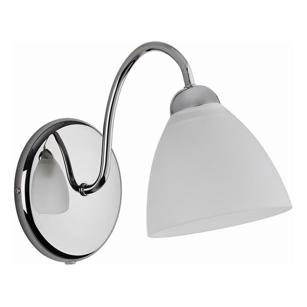 Stenska svetilka ARIEL 1xE27/15W/230V sijajni krom