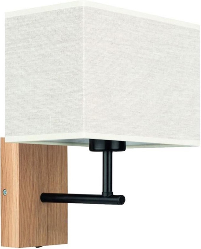 Stenska svetilka BOHO 1xE27/25W/230V hrast