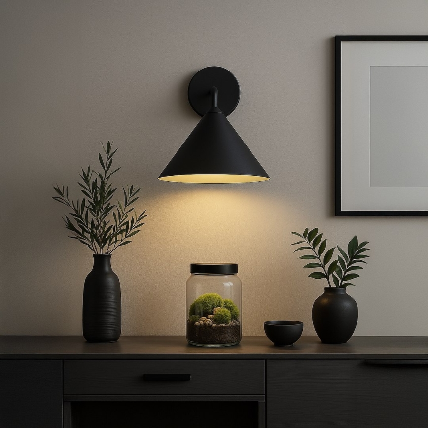 Stenska svetilka CAPITAL 1xGX53/15W/230V črna