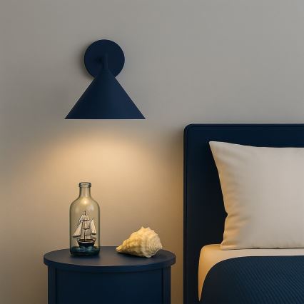 Stenska svetilka CAPITAL 1xGX53/15W/230V modra