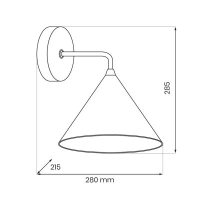Stenska svetilka CAPITAL 1xGX53/15W/230V rožnato zlato