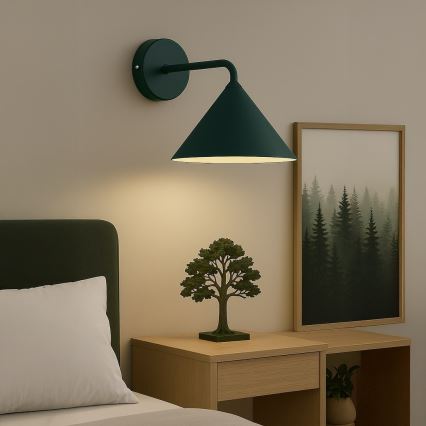 Stenska svetilka CAPITAL 1xGX53/15W/230V zelena