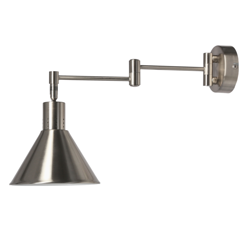 Stenska svetilka COPENHAGEN 1xE14/40W/230V mat krom