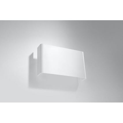 Stenska svetilka COPERTURA 2xG9/40W/230V bela