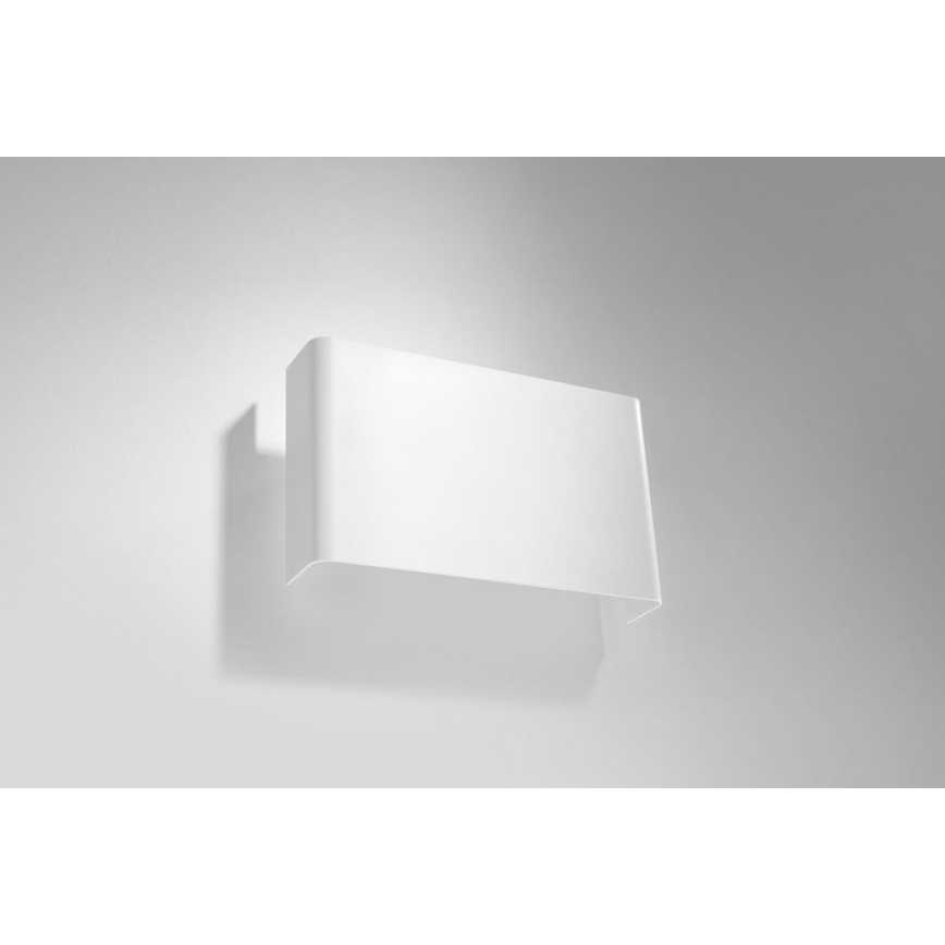 Stenska svetilka COPERTURA 2xG9/40W/230V bela