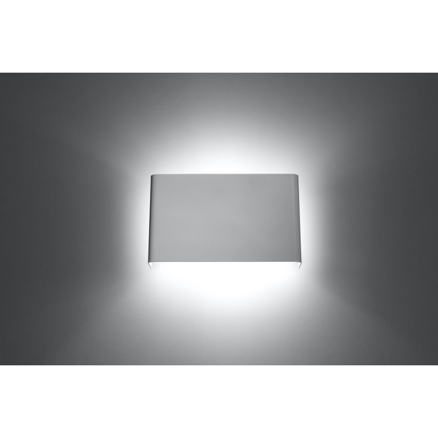 Stenska svetilka COPERTURA 2xG9/40W/230V bela