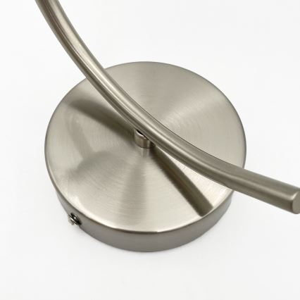 Stenska svetilka DONNA 1xE27/60W/230V nikelj