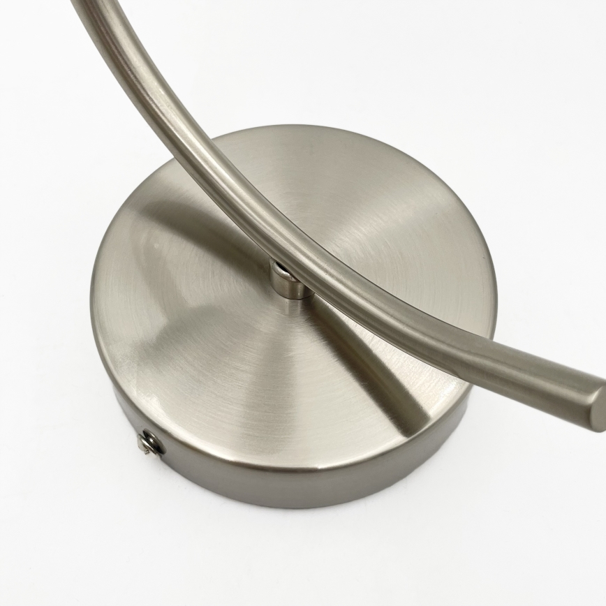 Stenska svetilka DONNA 1xE27/60W/230V nikelj