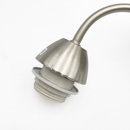 Stenska svetilka DONNA 1xE27/60W/230V nikelj