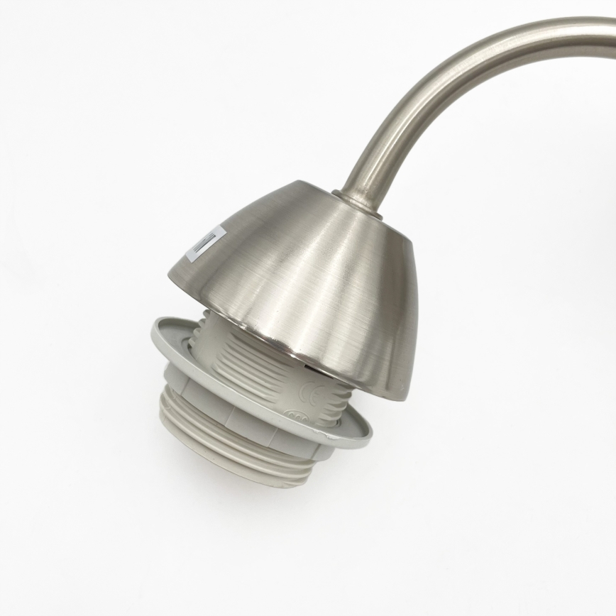 Stenska svetilka DONNA 1xE27/60W/230V nikelj