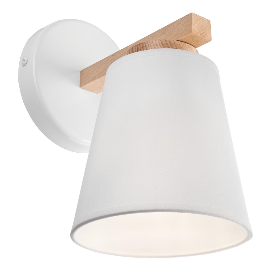 Stenska svetilka ELLIE 1xE27/60W/230V bukev