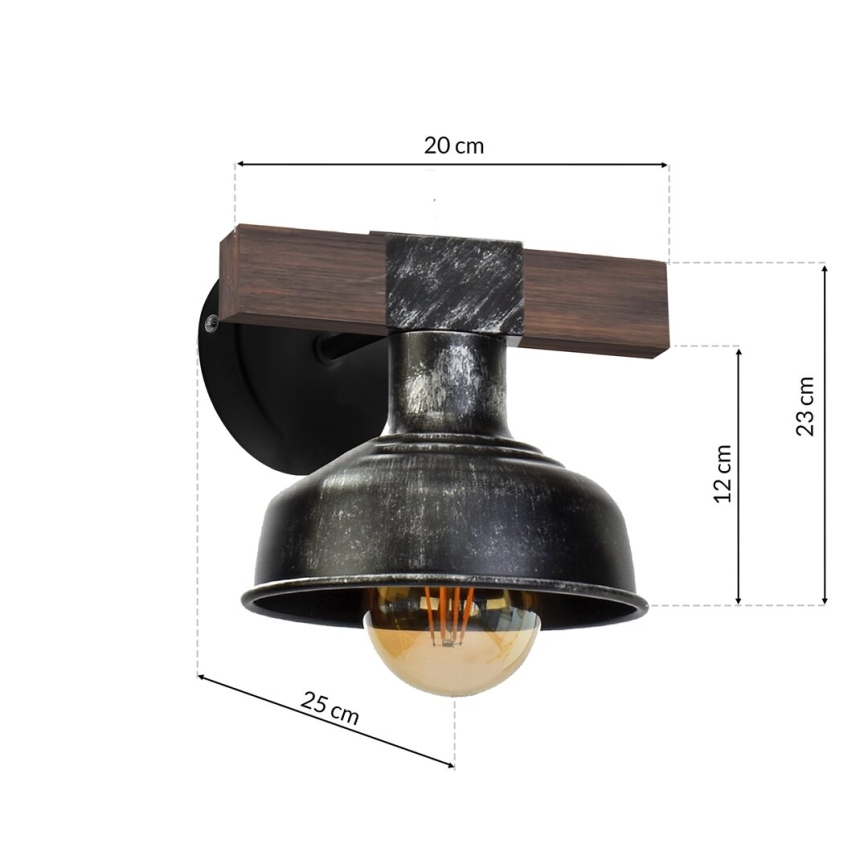 Stenska svetilka FARO 1xE27/60W/230V