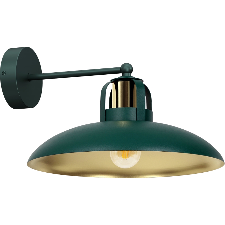 Stenska svetilka FELIX 1xE27/60W/230V zelena