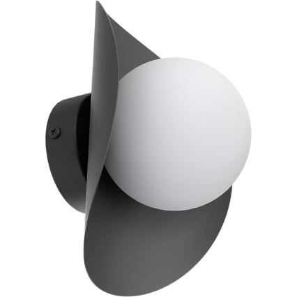 Stenska svetilka FIERO 1xG9/8W/230V črna