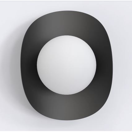 Stenska svetilka FIERO 1xG9/8W/230V črna