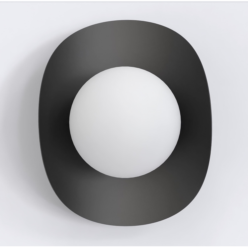 Stenska svetilka FIERO 1xG9/8W/230V črna